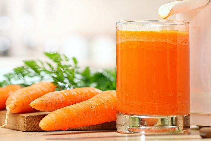 Морковный сок от насморка для детей