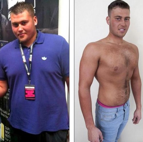 Фото до и после диеты для мужчин