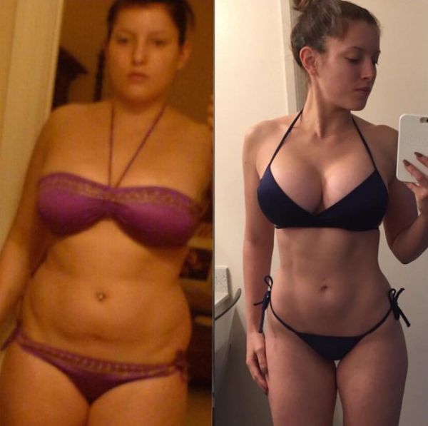 Фото до и после диеты любимой