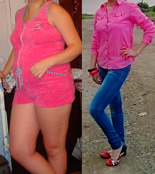 До и после диеты 7 лепестков