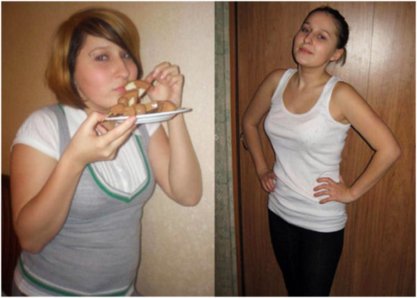 Фото до и после 90-дневной диеты